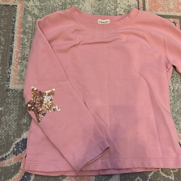 Crewcuts Metallic Star Elbow Sweatshirt - Picture 2 of 6